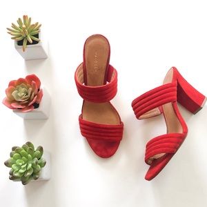 Red Halogen Mules